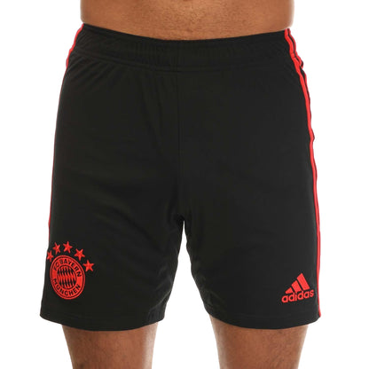 Black - Front - Adidas Mens FC Bayern Munich Third Shorts