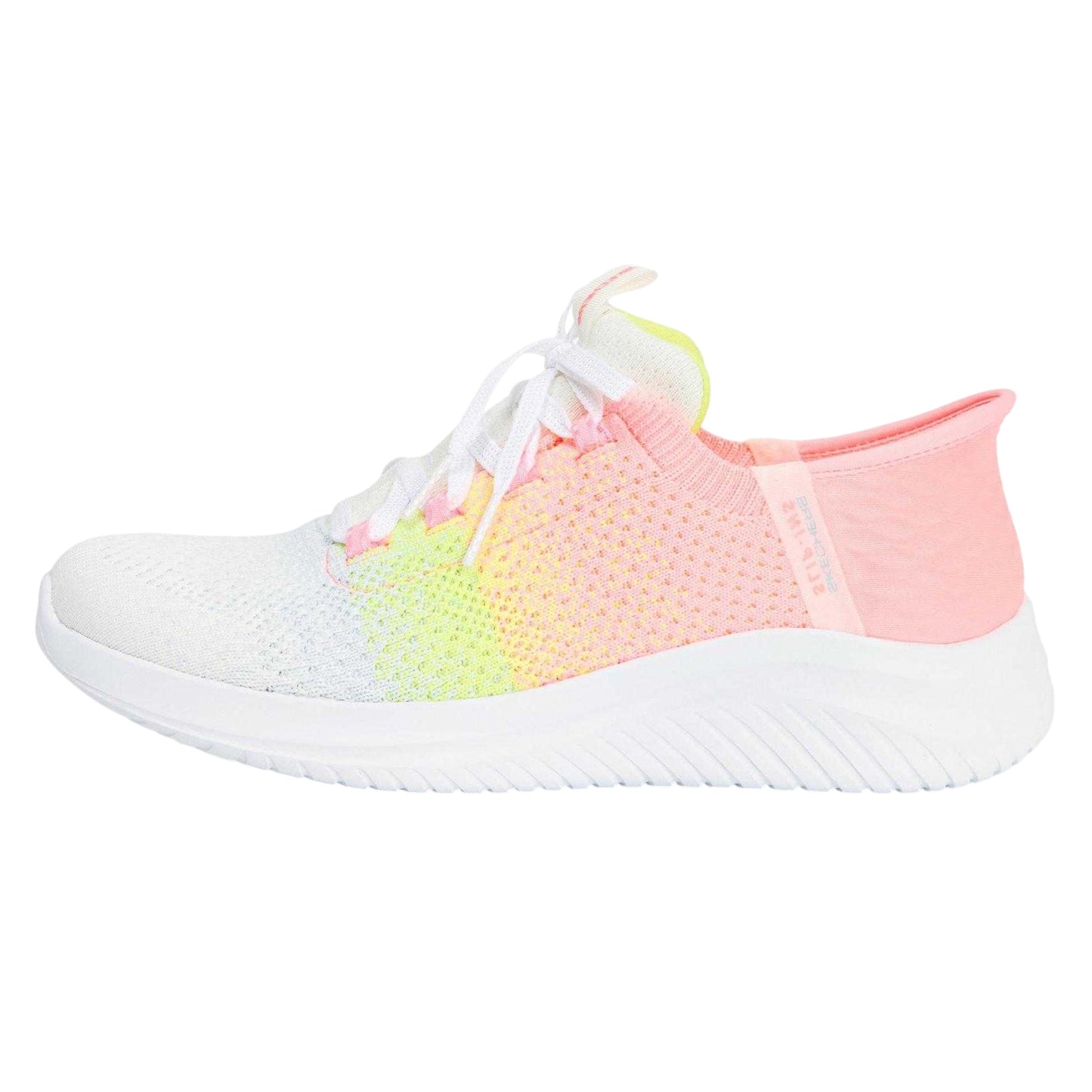 Coral - Back - Skechers Childrens-Kids Ultra Flex 3.0 Gradient Trainers