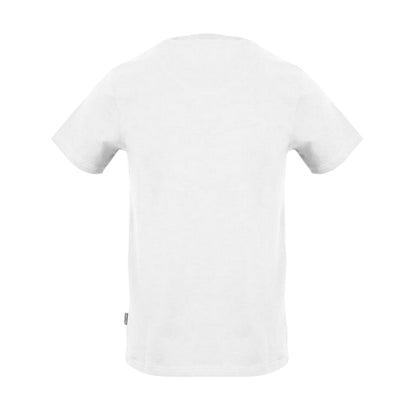 White - Back - Aquascutum Mens Jersey Crew Neck T-Shirt