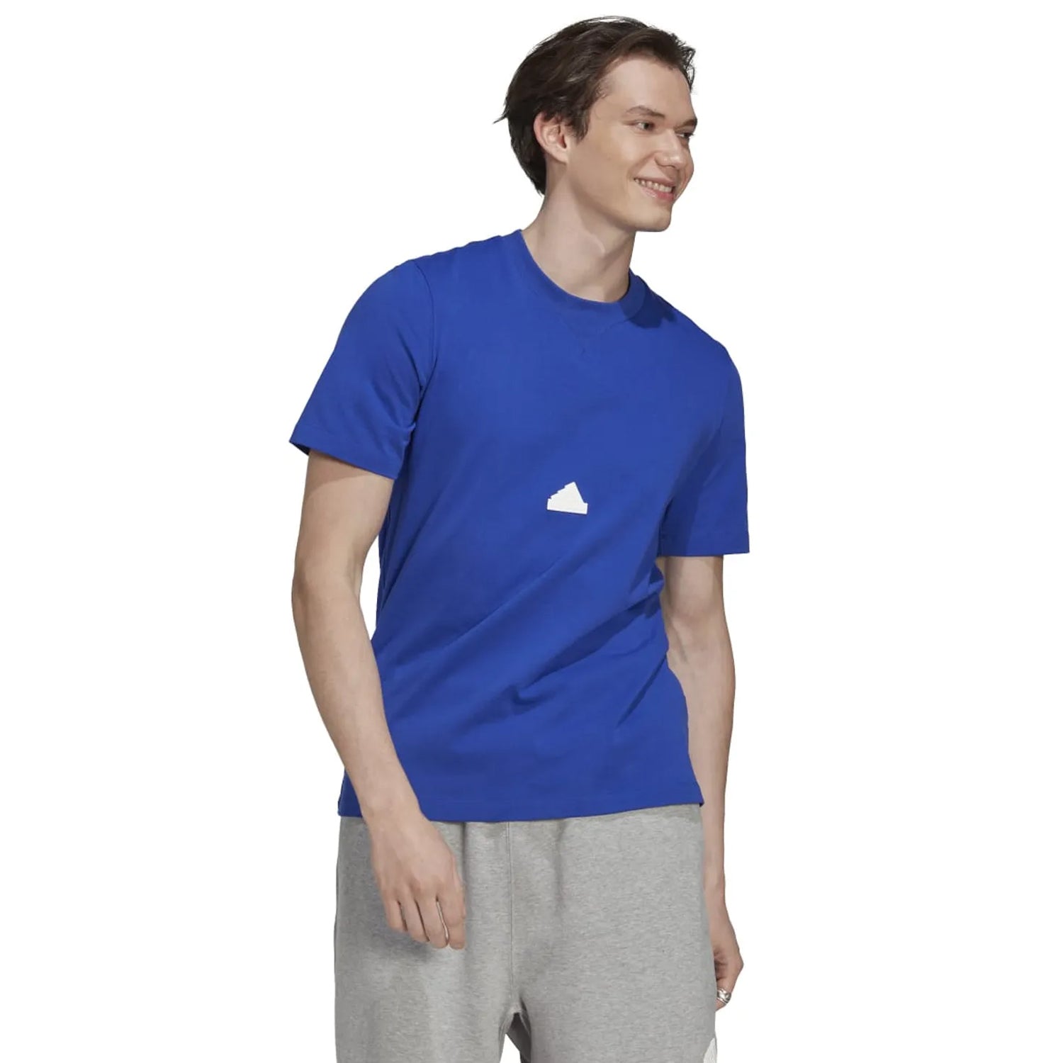 Blue - Side - Adidas Mens Classic T-Shirt