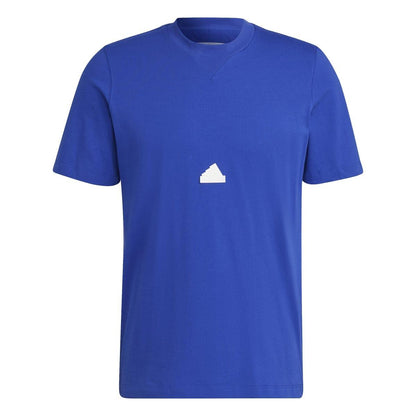 Blue - Front - Adidas Mens Classic T-Shirt