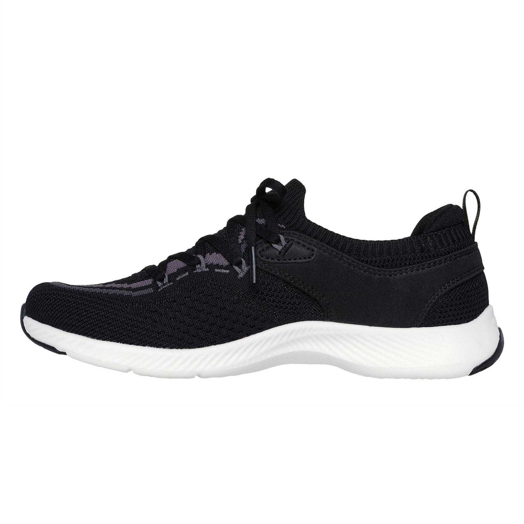 Black-Grey - Back - Skechers Womens-Ladies VF Move Trainers