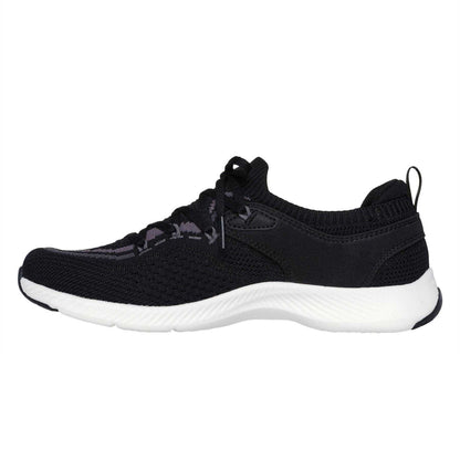 Black-Grey - Back - Skechers Womens-Ladies VF Move Trainers