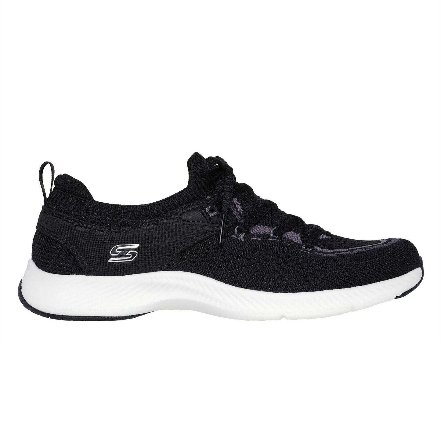 Black-Grey - Side - Skechers Womens-Ladies VF Move Trainers