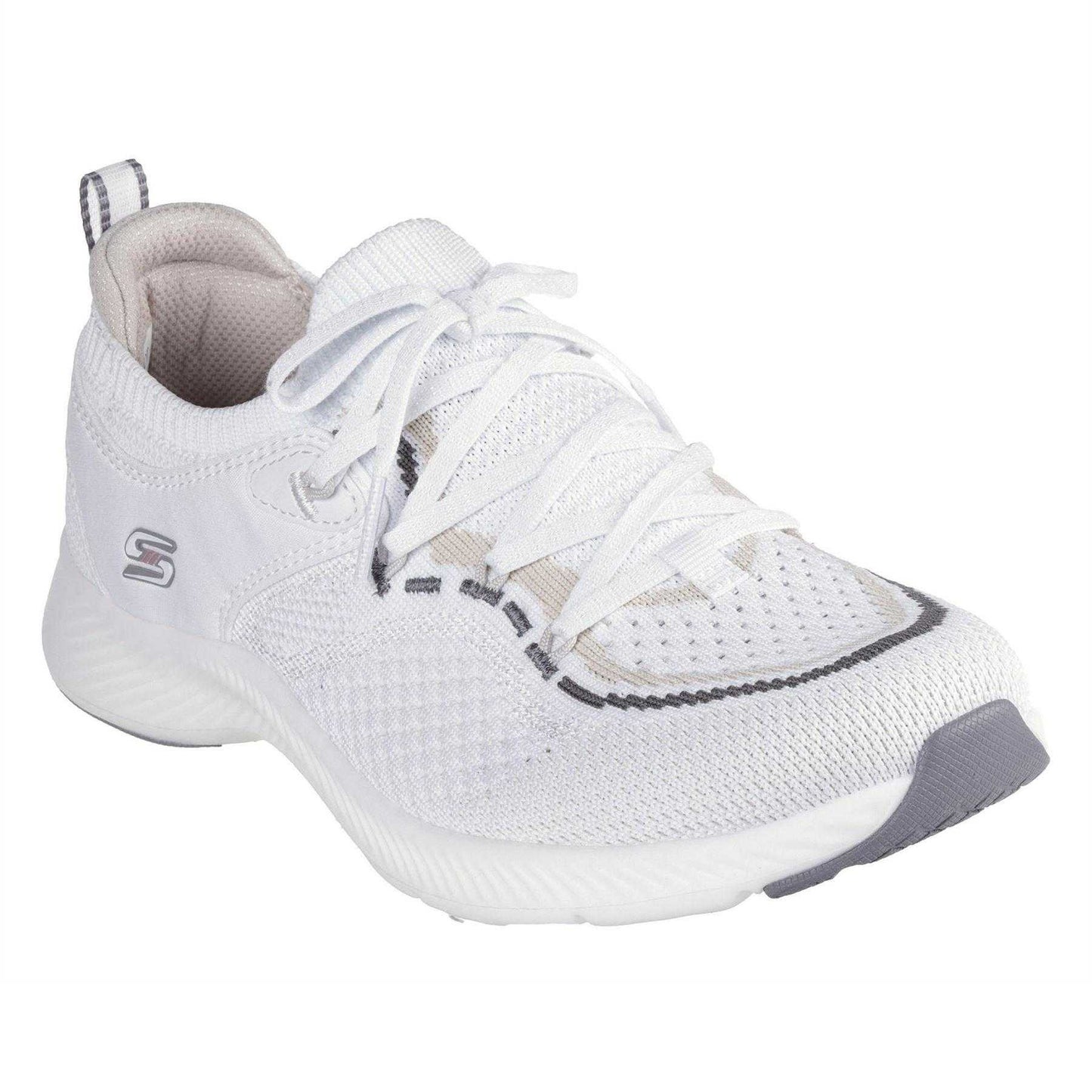 White - Side - Skechers Womens-Ladies VF Move Trainers