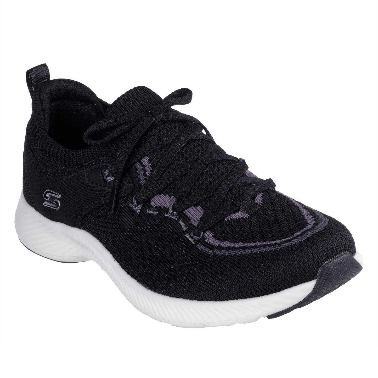Black-Grey - Front - Skechers Womens-Ladies VF Move Trainers