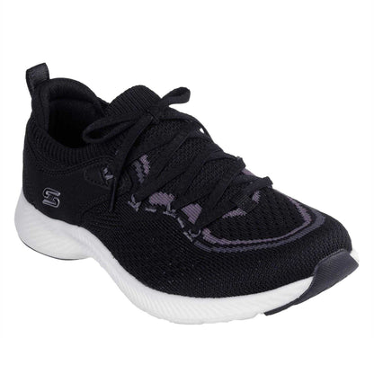 Black-Grey - Front - Skechers Womens-Ladies VF Move Trainers