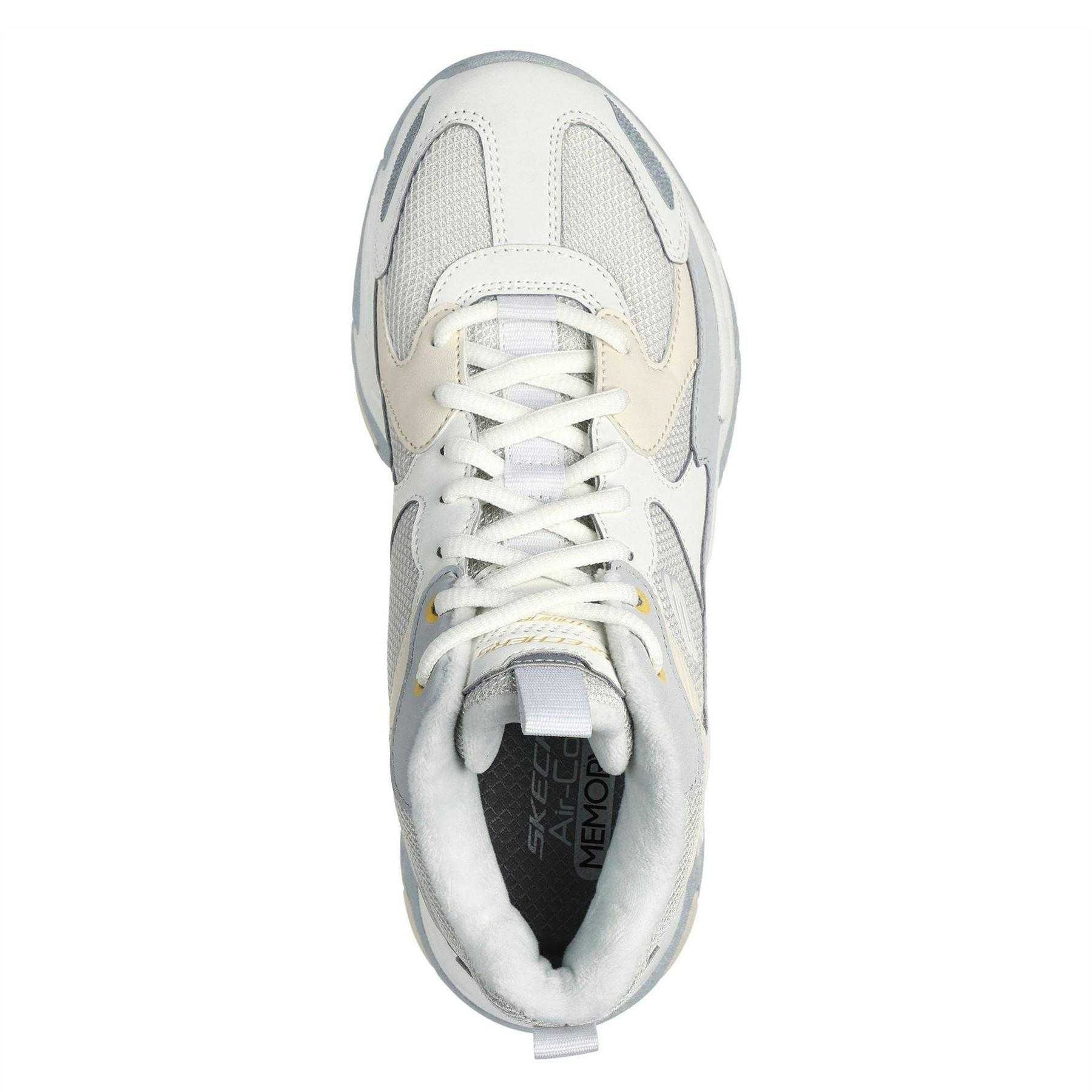 Grey - Lifestyle - Skechers Womens-Ladies Staminav3 Mesh Trainers