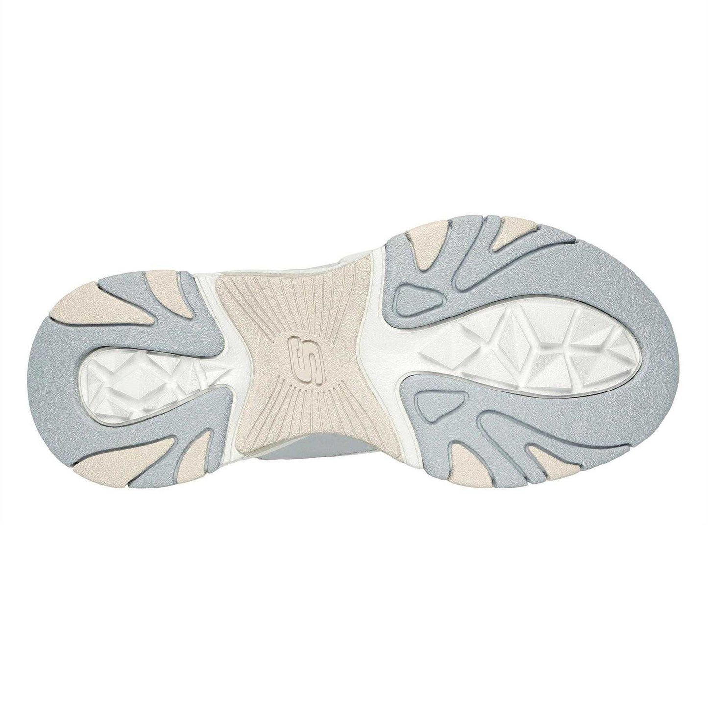 Grey - Pack Shot - Skechers Womens-Ladies Staminav3 Mesh Trainers