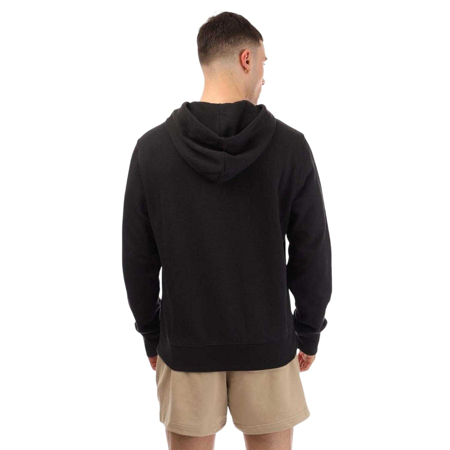 Black - Back - New Balance Mens Drawstring Hoodie