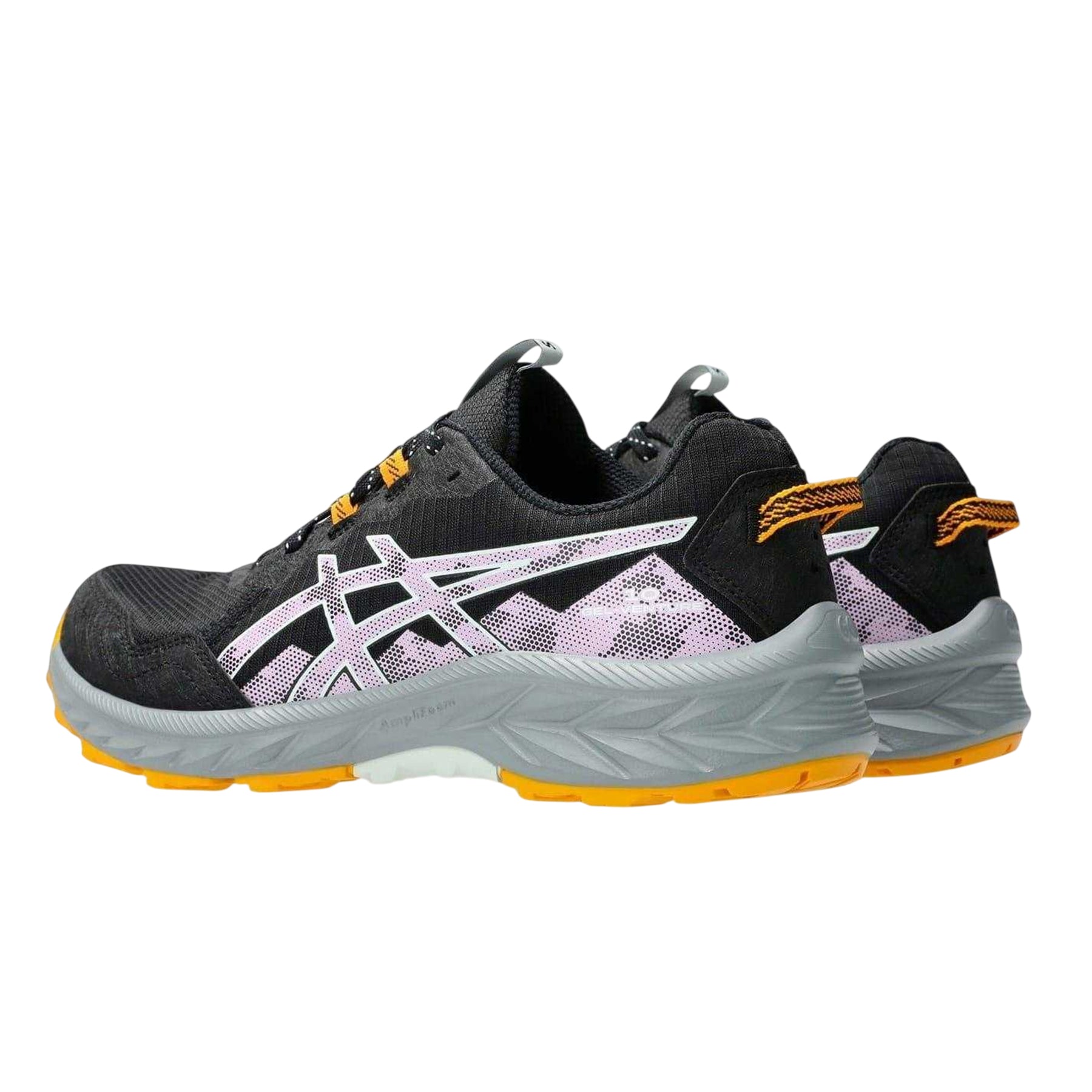 Black - Back - Asics Womens-Ladies Gel Venture Shoes