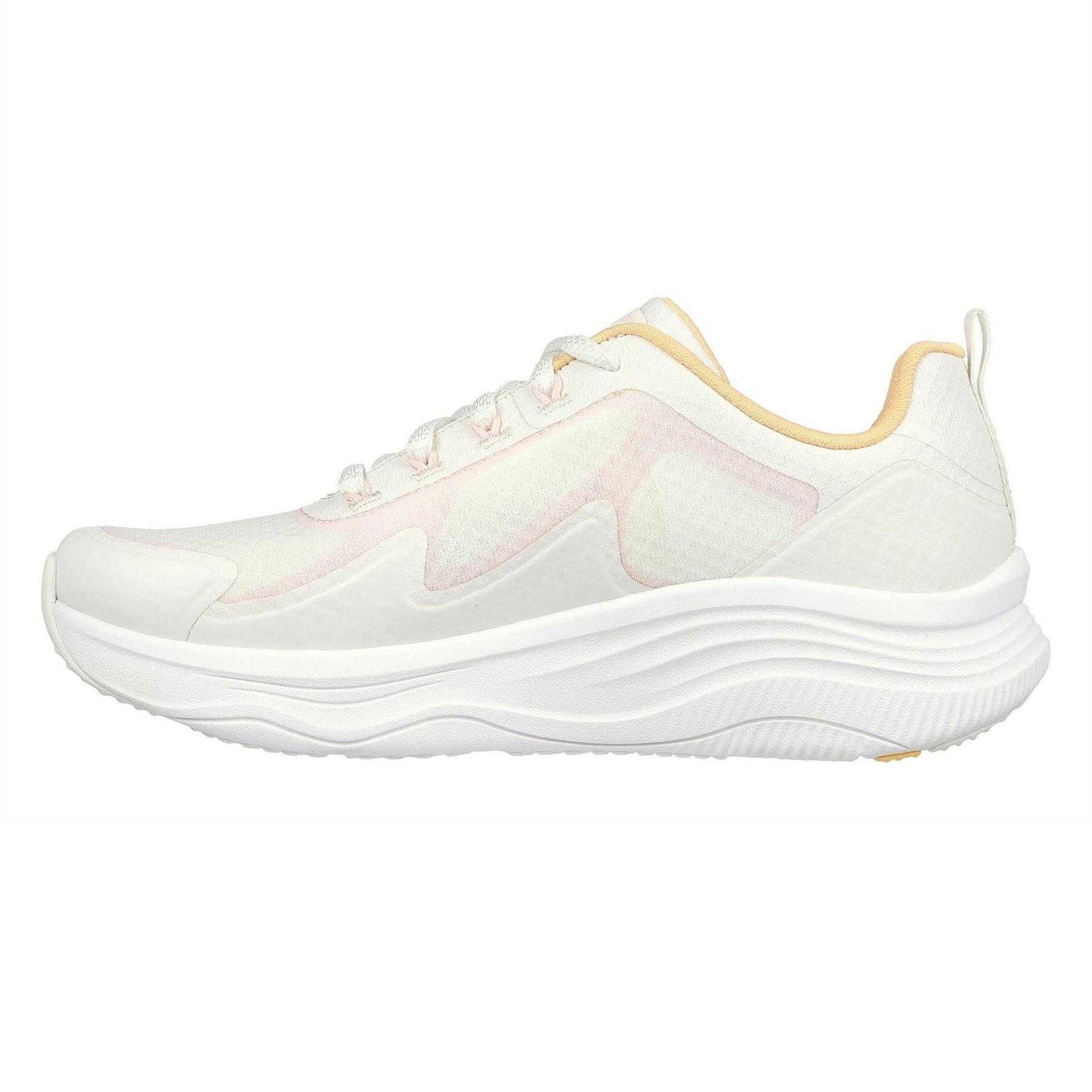 Natural - Back - Skechers Womens-Ladies D´Lux Fitness Running Trainers