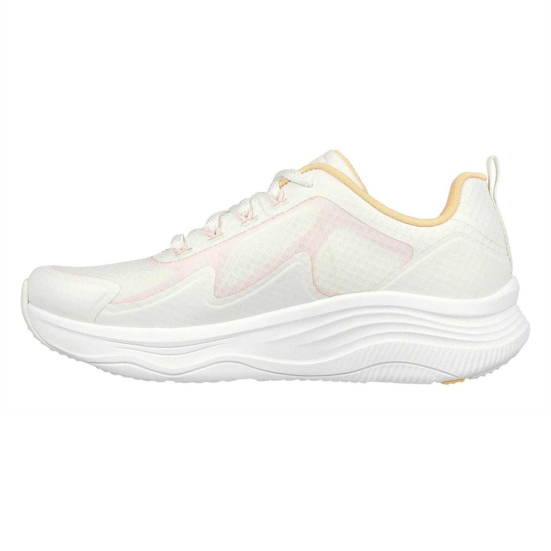 Natural - Back - Skechers Womens-Ladies D´Lux Fitness Running Trainers