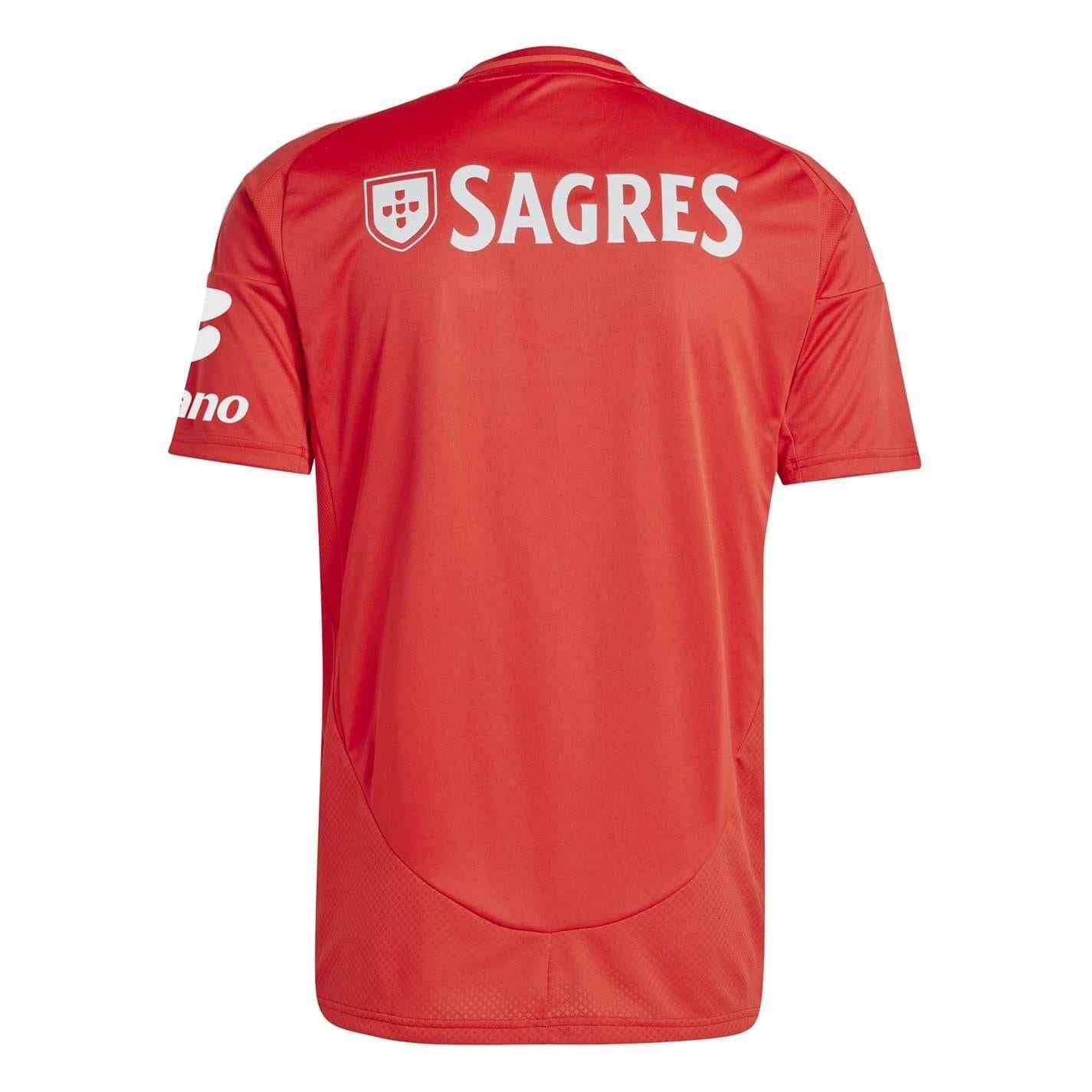 Red - Back - Adidas Mens Graphic Print Football Jersey