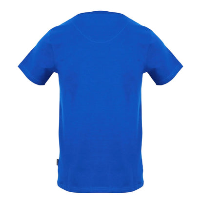 Sky - Back - Aquascutum Mens Jersey Crew Neck T-Shirt