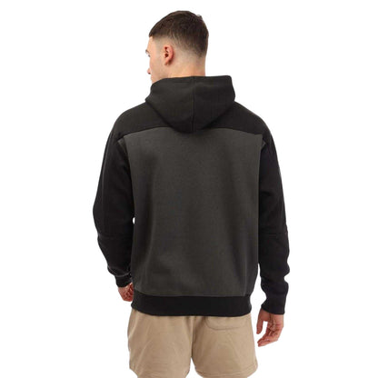 Black - Back - New Balance Mens Contrast Detail Cotton Blend Hoodie