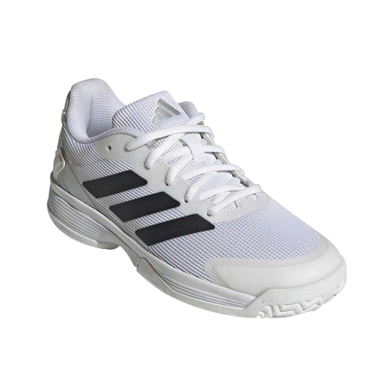 White - Front - Adidas Mens Ubersonic Low Flat Tennis Shoes