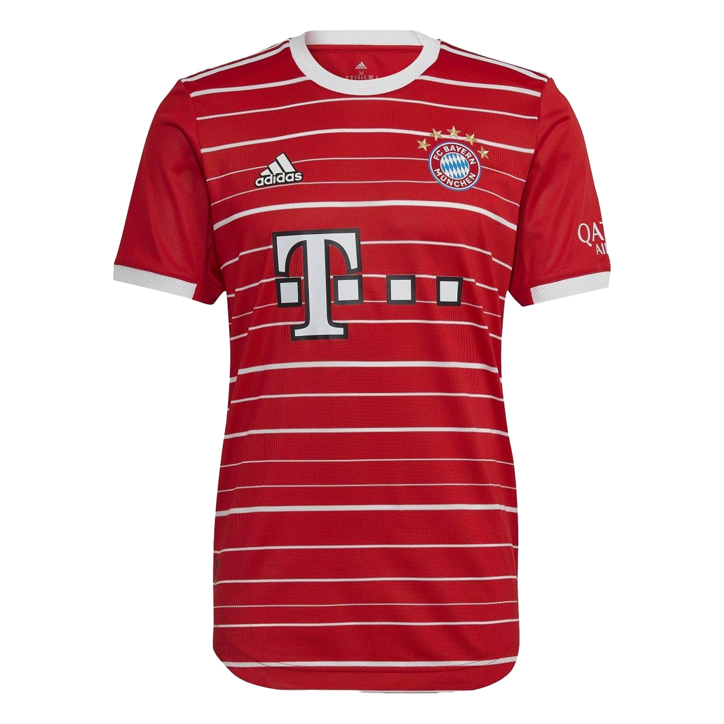 Red - Front - Adidas Mens 2022-23 FC Bayern Munich Home Jersey