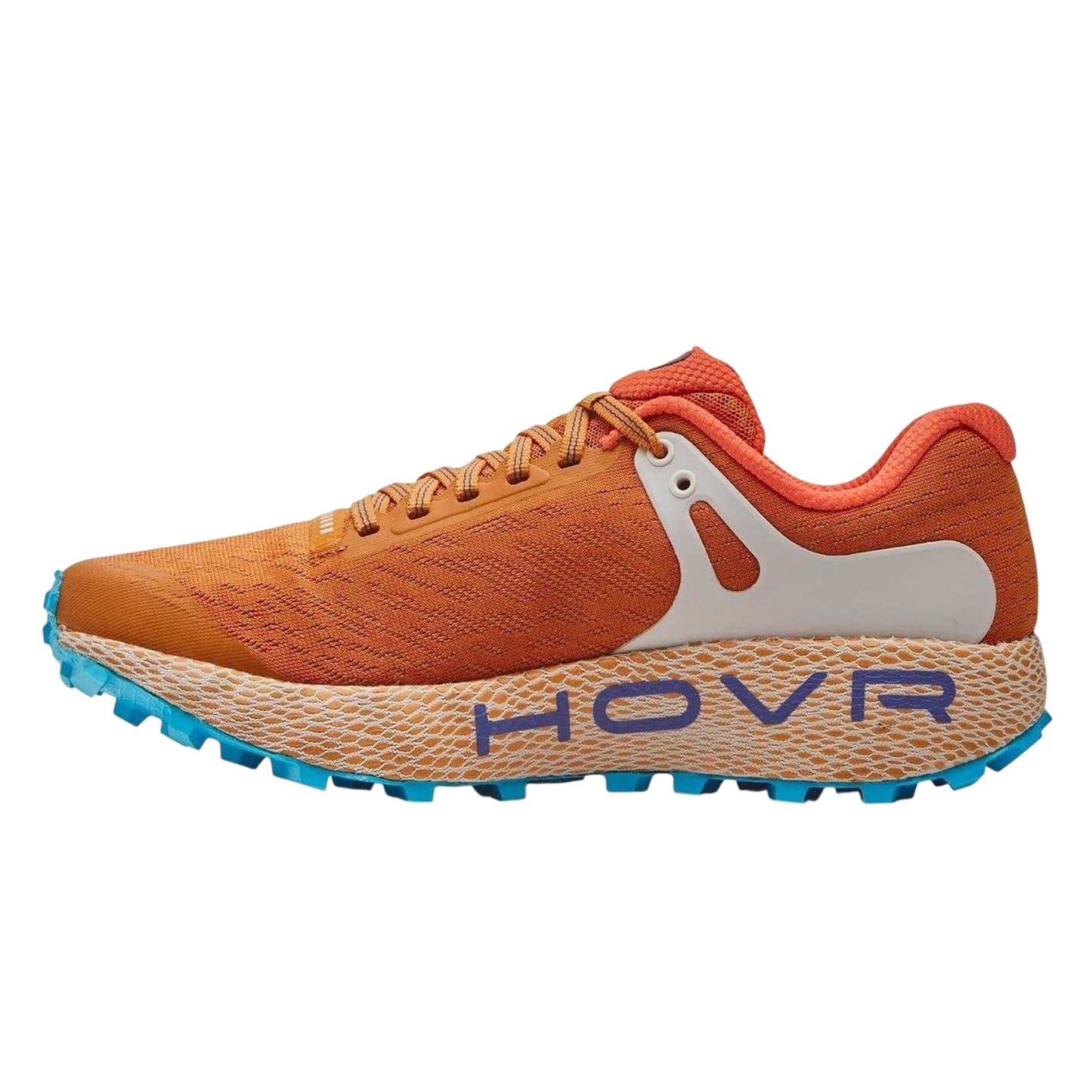 Orange - Back - Under Armour Mens Hovr Machina Off Road Shoes
