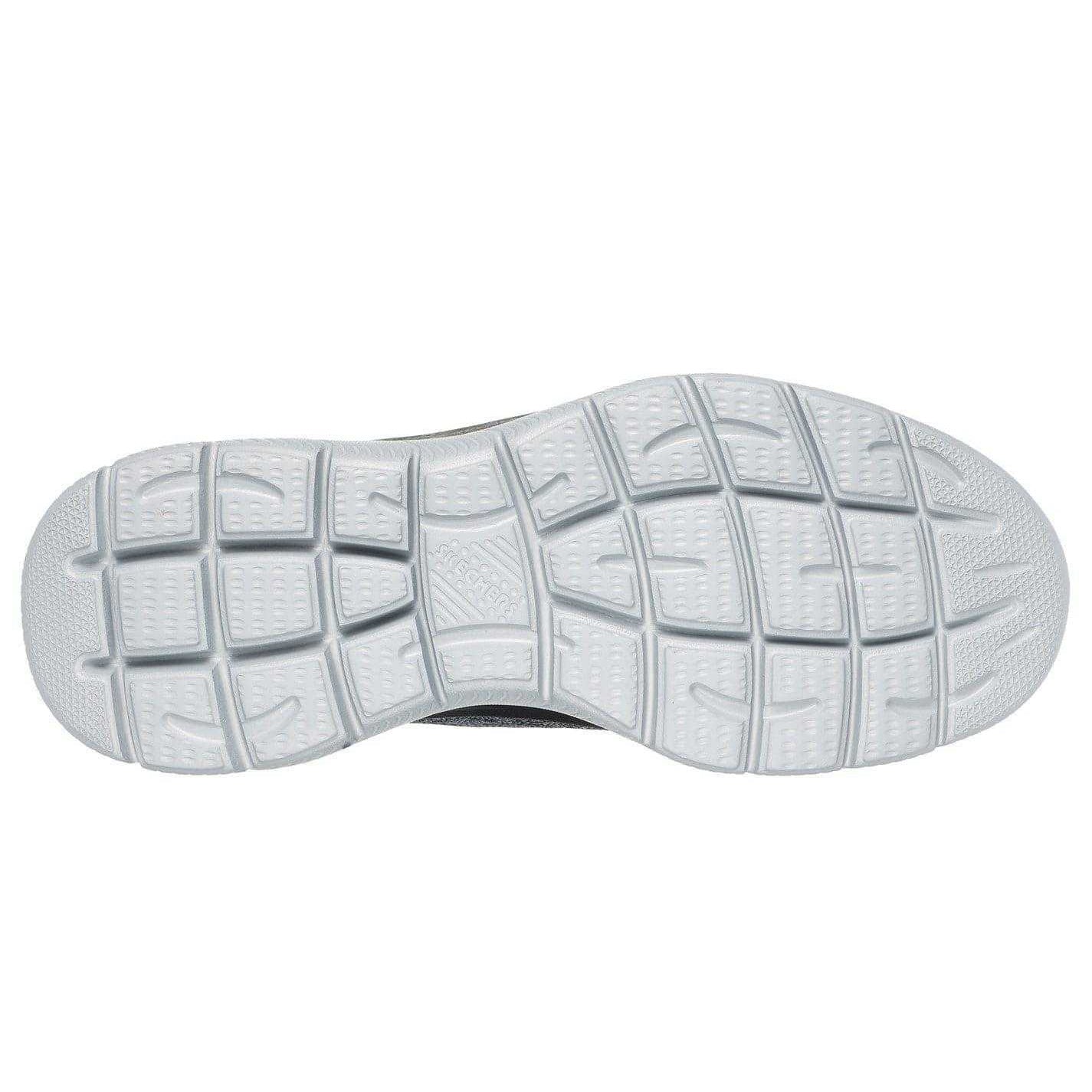 Navy - Front - Skechers Mens Summits Key Pace Mesh Slip-In Flat Trainers