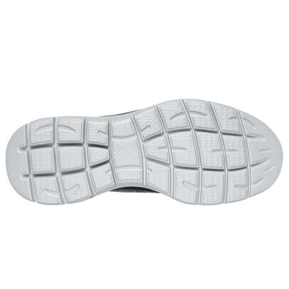Navy - Front - Skechers Mens Summits Key Pace Mesh Slip-In Flat Trainers