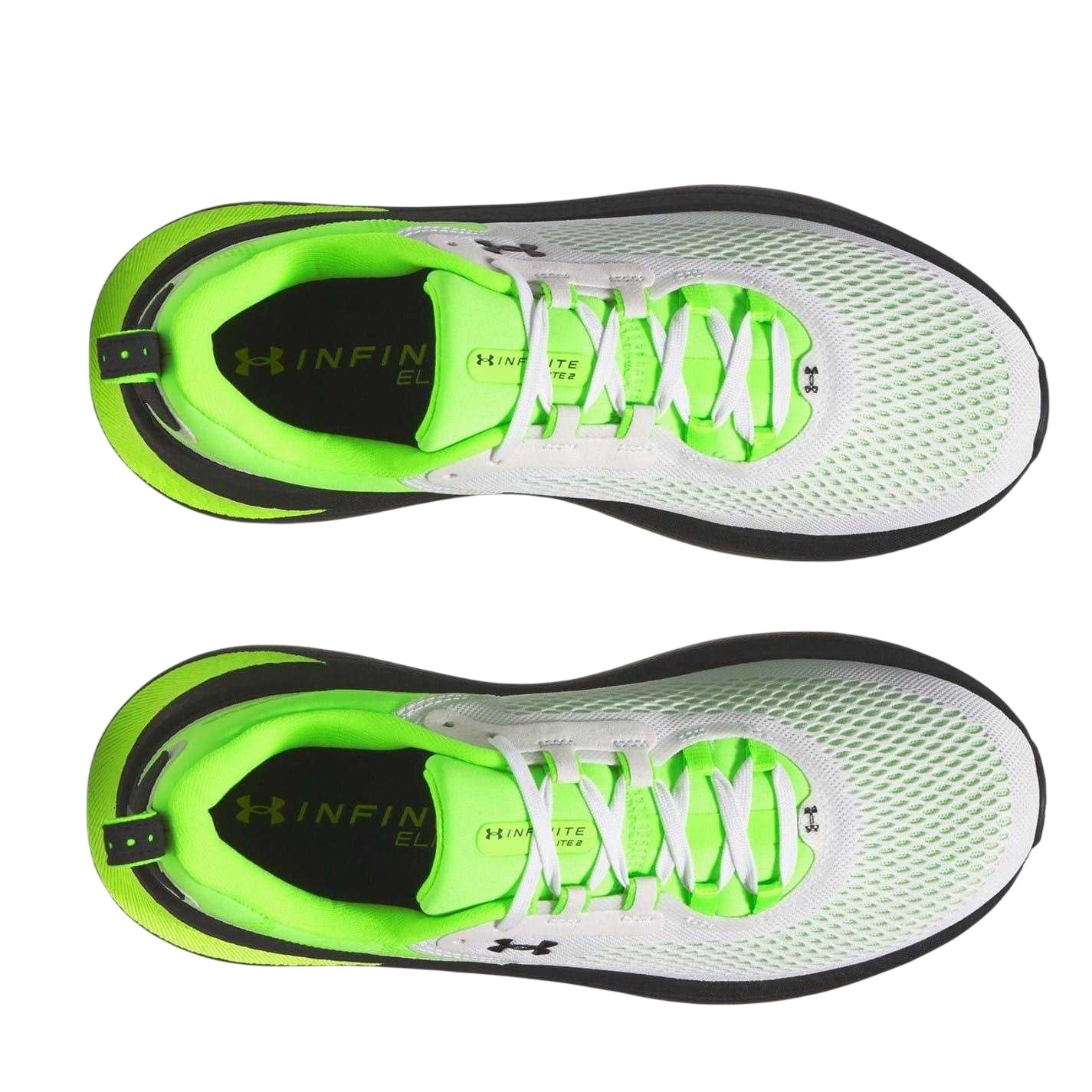 White - Side - Under Armour Mens Infinite Elite Running Shoes