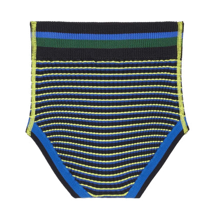 Blue - Back - Lacoste Womens-Ladies Goop Rib Knit Shorts