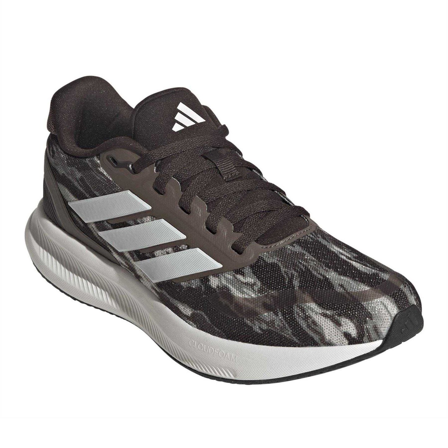 Camouflage Green - Front - Adidas Childrens-Kids Runfalcon 5 Cloudfoam Trainers