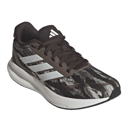 Camouflage Green - Front - Adidas Childrens-Kids Runfalcon 5 Cloudfoam Trainers