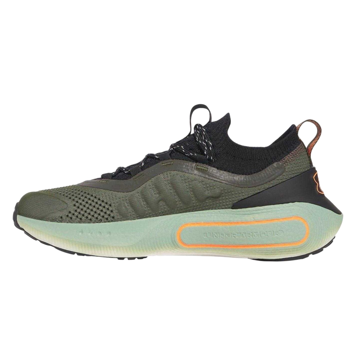 Green - Back - Under Armour Mens Phantom 4 Flat Sock Trainers