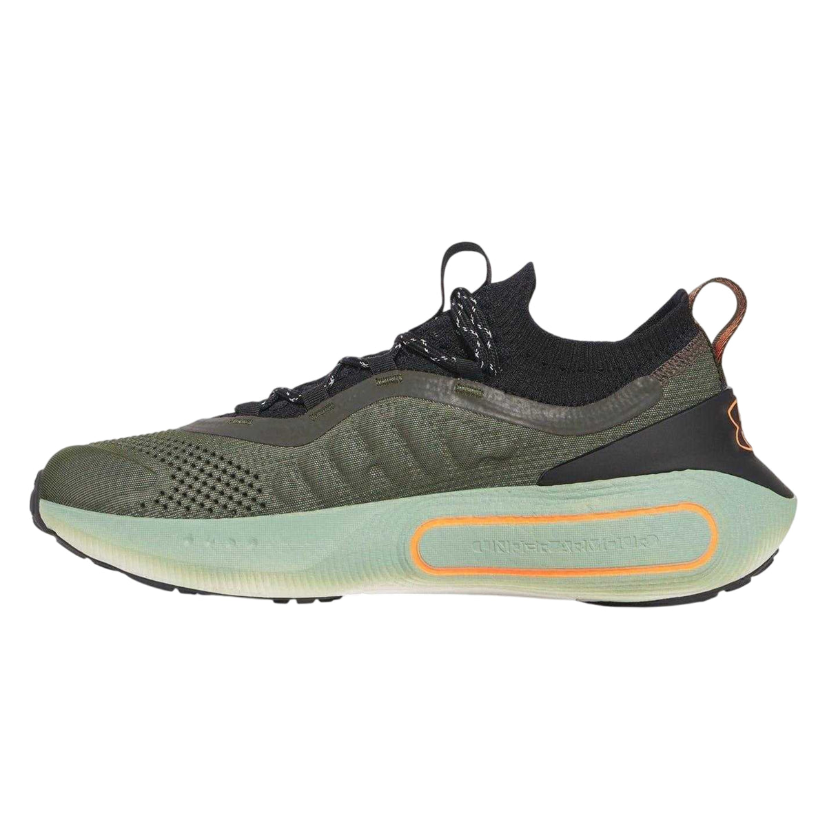 Green - Back - Under Armour Mens Phantom 4 Flat Sock Trainers