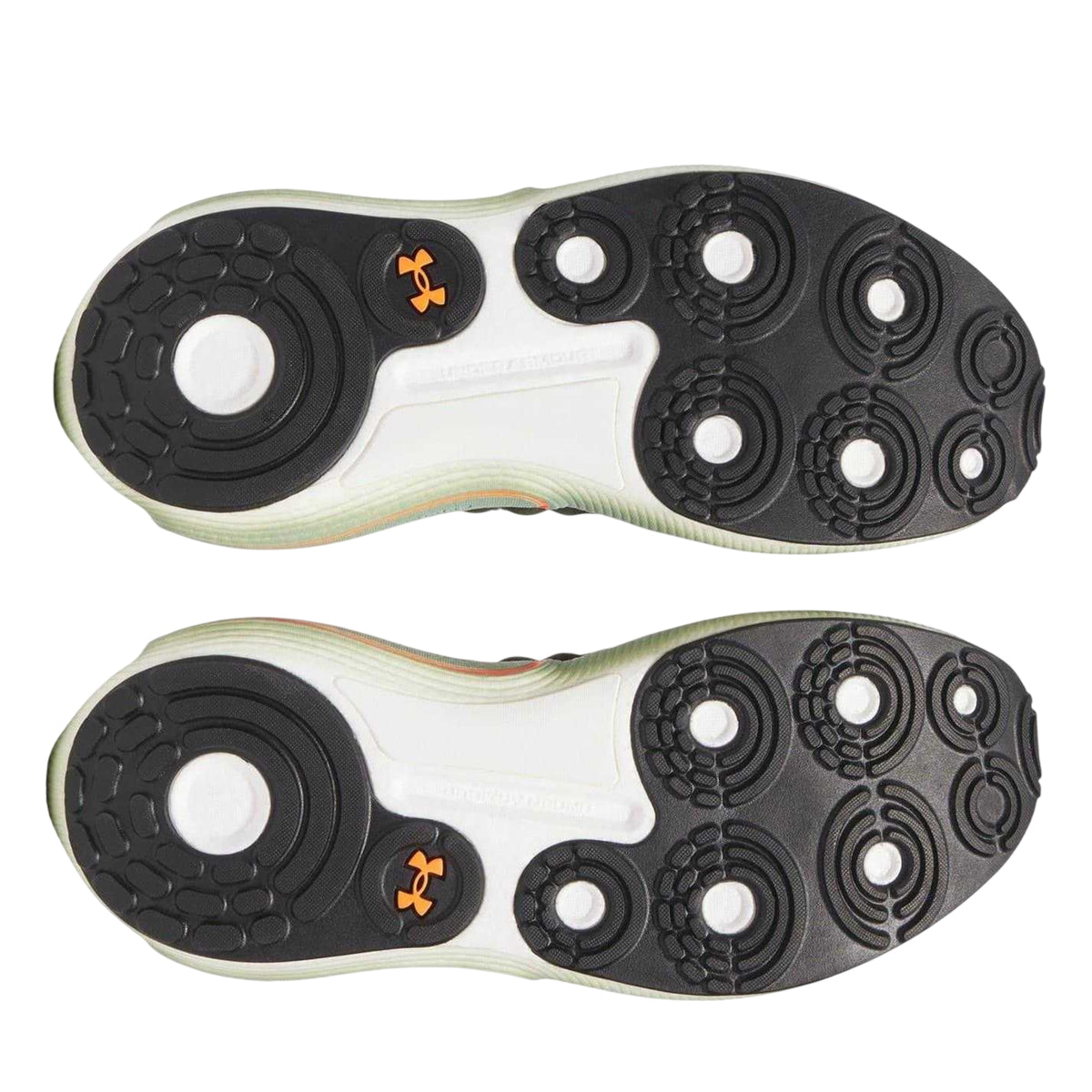 Green - Side - Under Armour Mens Phantom 4 Flat Sock Trainers