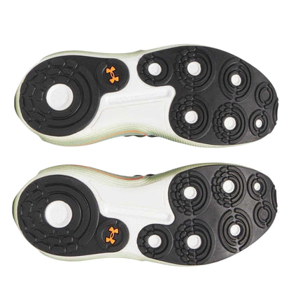 Green - Side - Under Armour Mens Phantom 4 Flat Sock Trainers