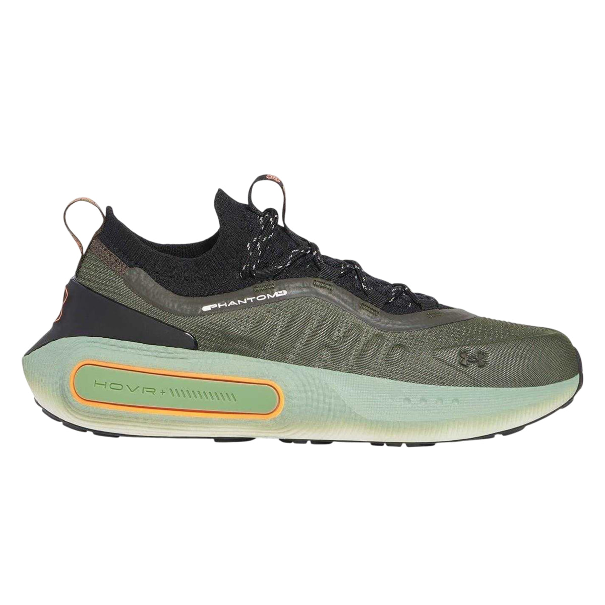 Green - Front - Under Armour Mens Phantom 4 Flat Sock Trainers