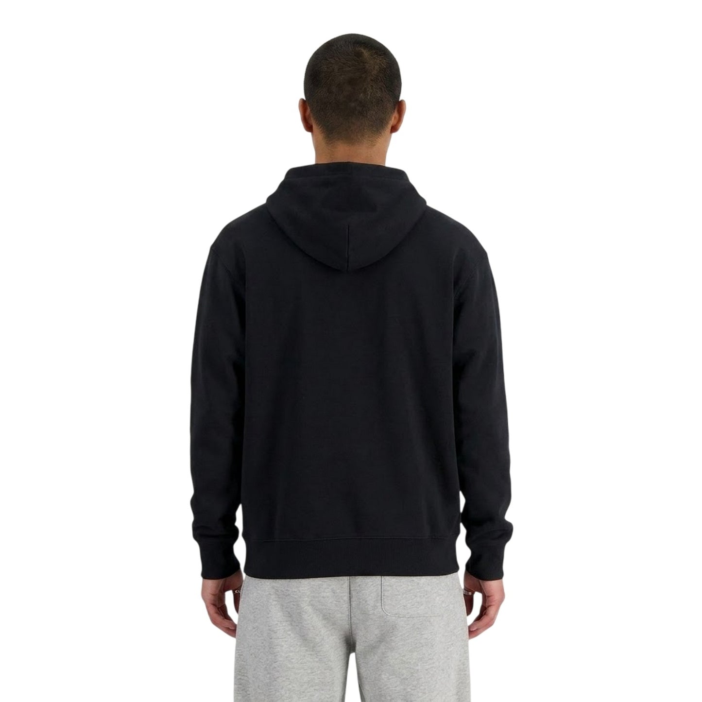 Black - Back - New Balance Mens Regular Long-Sleeved Hoodie