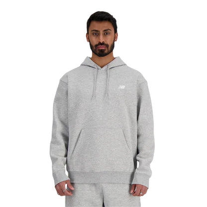 Grey - Front - New Balance Mens Regular Long-Sleeved Hoodie