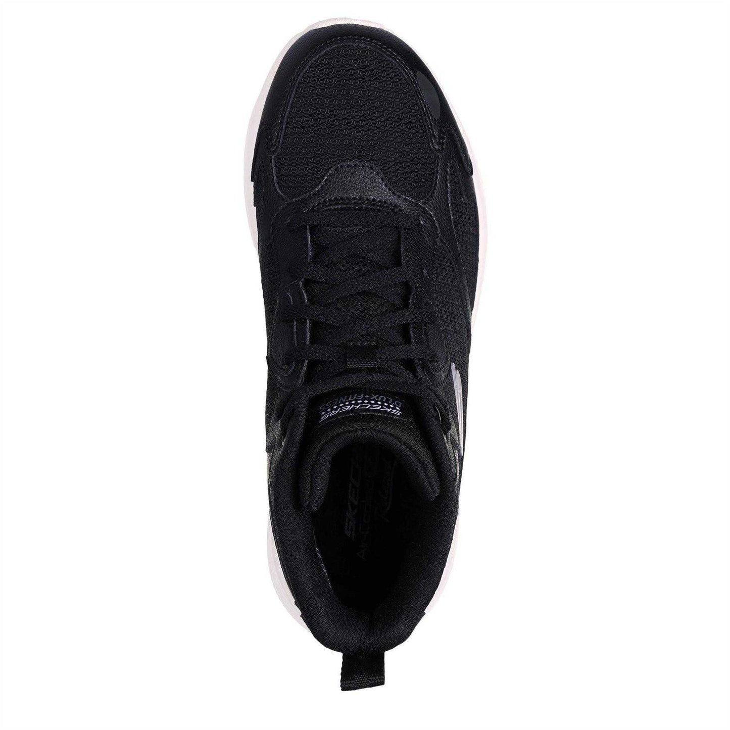 Black - Side - Skechers Womens-Ladies D´Lux Fitness Trainers