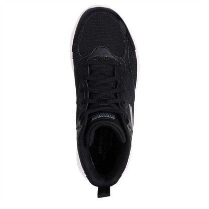 Black - Side - Skechers Womens-Ladies D´Lux Fitness Trainers