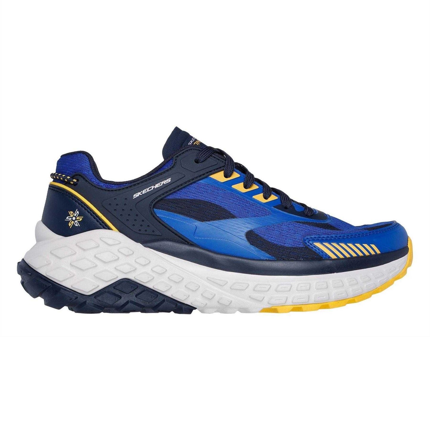 Blue - Side - Skechers Mens Monsterevo Trainers