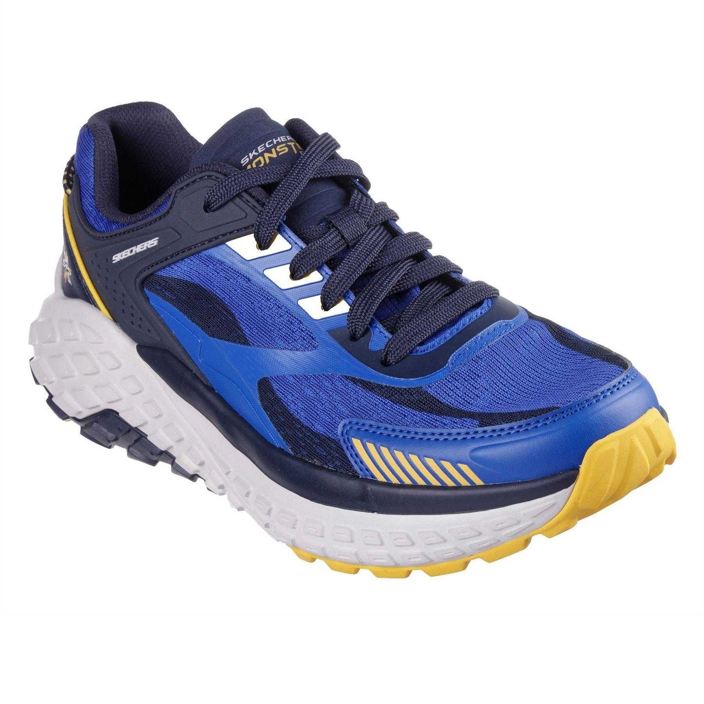 Blue - Front - Skechers Mens Monsterevo Trainers