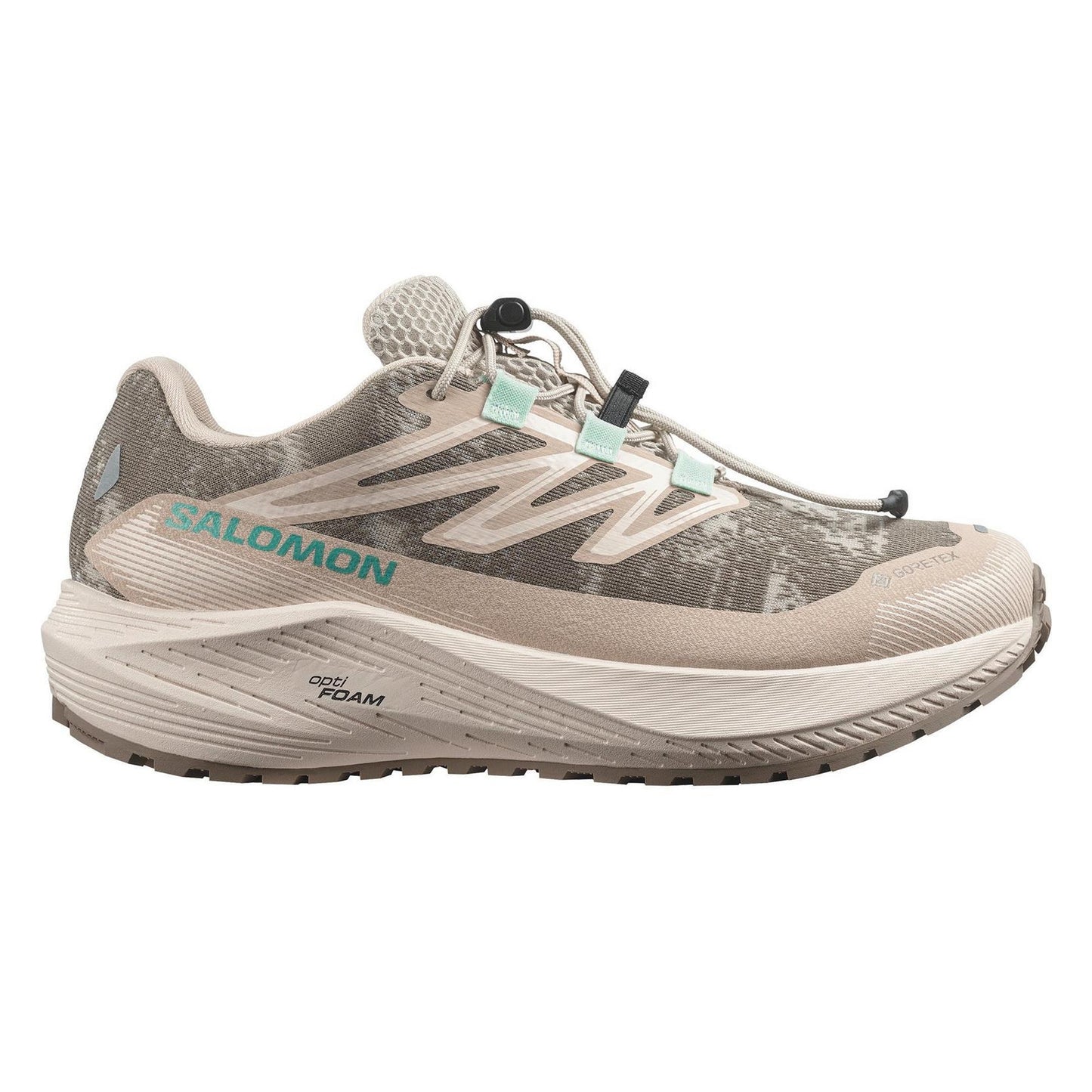 Tan - Front - Salomon Womens-Ladies Aero Flw Trainers