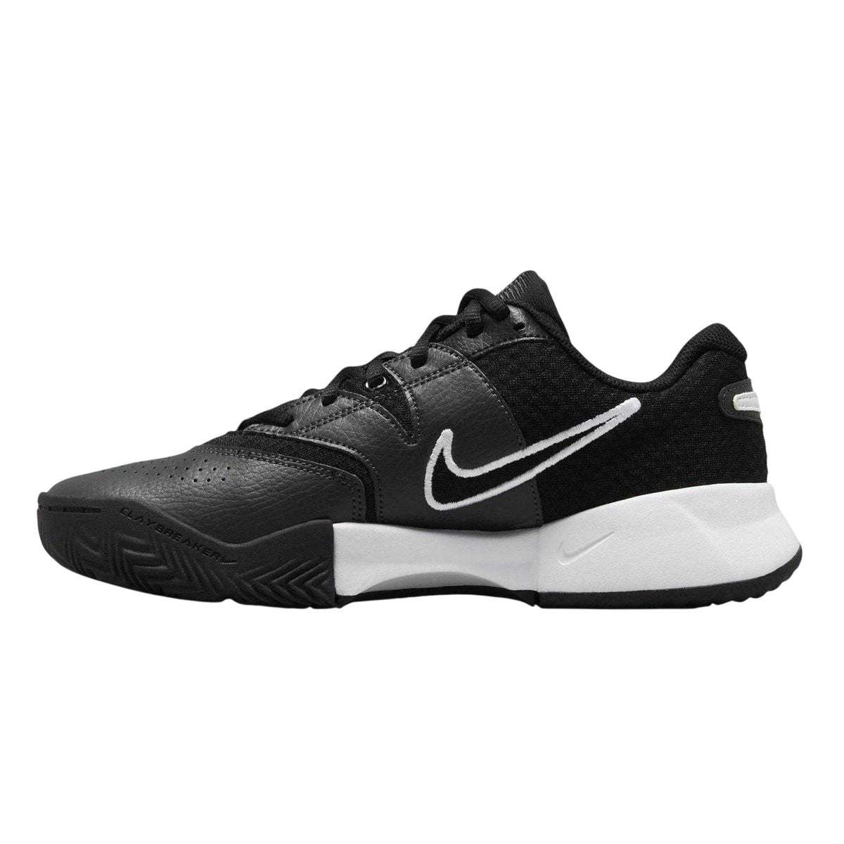 Black-White - Back - Nike Womens-Ladies Court Trainers