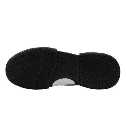 Black-White - Side - Nike Womens-Ladies Court Trainers