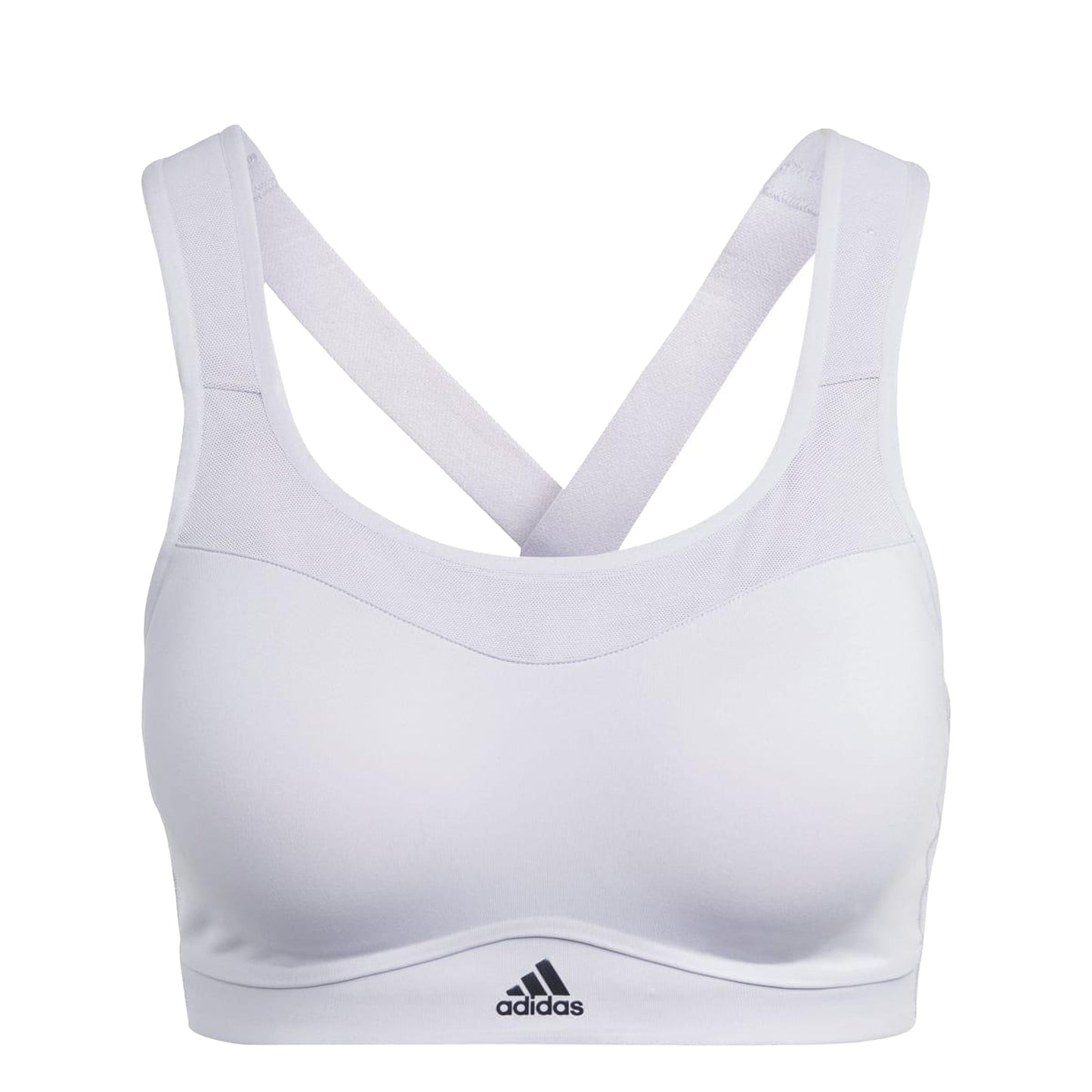 Silver - Front - Adidas Womens-Ladies Impact High Support Training Sports Bra
