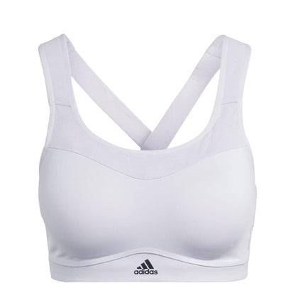 Silver - Front - Adidas Womens-Ladies Impact High Support Training Sports Bra