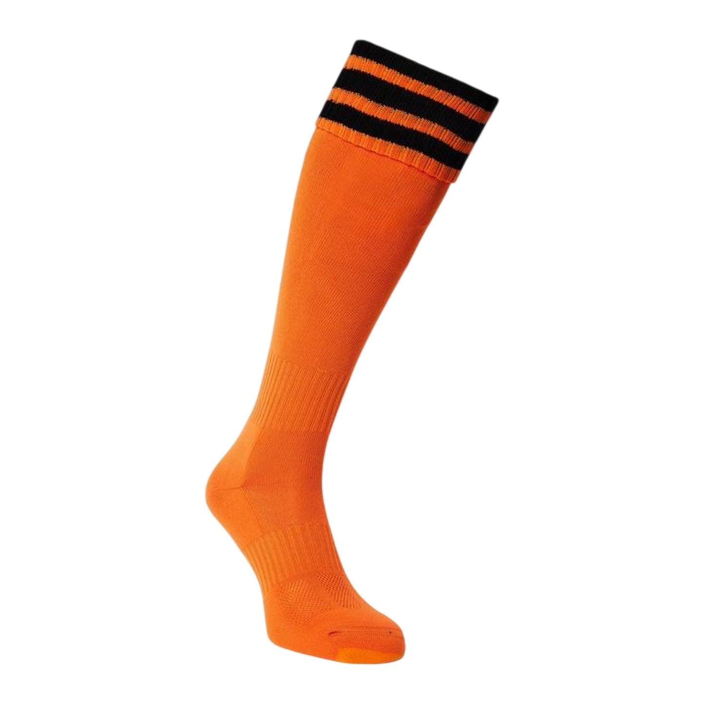 Tangerine-Black - Front - Mitre Childrens-Kids Sports Socks (Pack of 3)