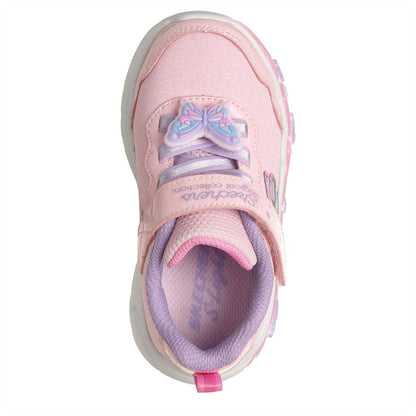 Pink - Lifestyle - Skechers Girls Butterfly Light Up Trainers