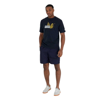 Navy - Side - Peaceful Hooligan Mens Hacienda Dove T-Shirt