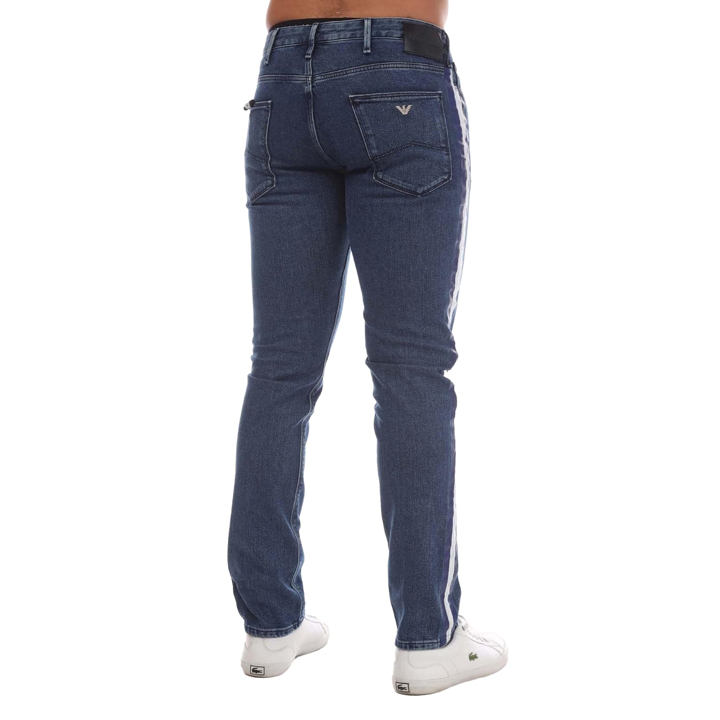 Denim - Back - Armani Mens J06 Slim Jeans