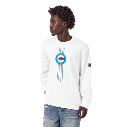 White - Side - Levis Mens Oasis Long-Sleeved T-Shirt